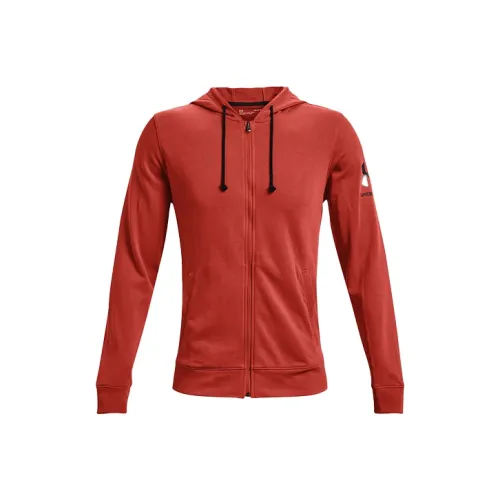 Under Armour Rival Блестящий Красный Мужской Свитшот