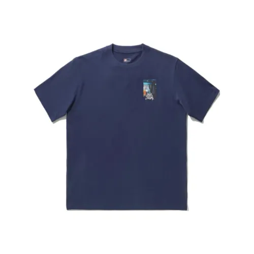 LINING T Рубашка Унисекс Темный Корабельный Синий