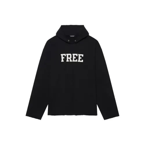 BALENCIAGA Черный Унисекс Свитшоты
