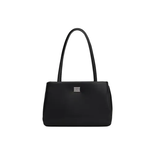 Tommy Hilfiger Полиуретан Тоут Сумка Сумка для покупок Сумка на плечо Женская Черная