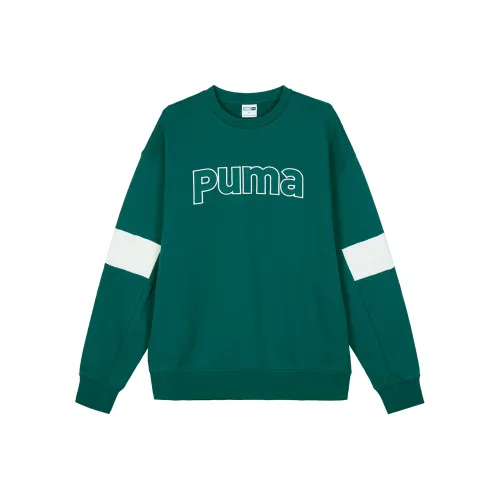 PUMA Зеленый Мужской Свитшот