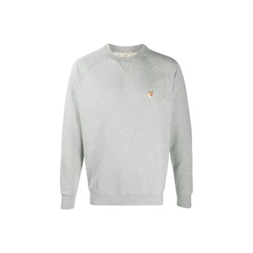 Maison Kitsune Серый Мужской Свитшот