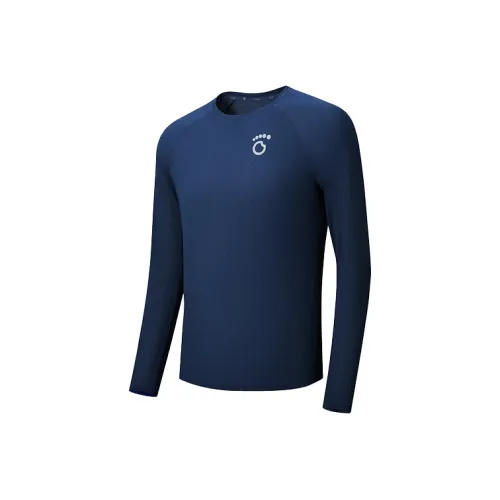 Macondo Бег Т-Рубашка Мужская Морской Ночной Синий