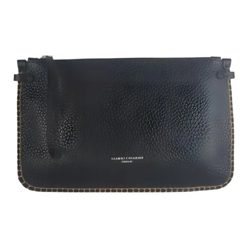 GIANNI CHIARINI Кожа Клатч Стандартный Женский Черный Серый