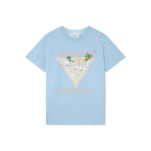 CASABLANCA FW24 Early Autumn Collection Рубашка Унисекс Синяя