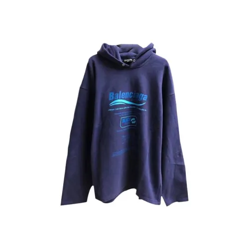Balenciaga Синий Мужской Свитшот