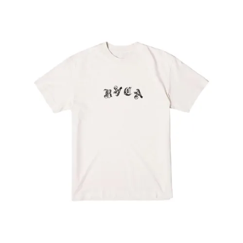 RVCA T-Shirt Мужской Серебряный Отбеленный