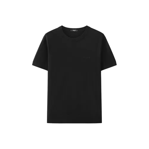 LIU·JO UOMO Трикотажная ткань Короткий рукав Т-рубашки Мужской Черный