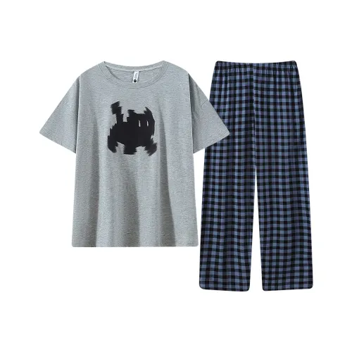 ЮЙЧЖАОЛИНЬ Pajama Комплект Женский Серый