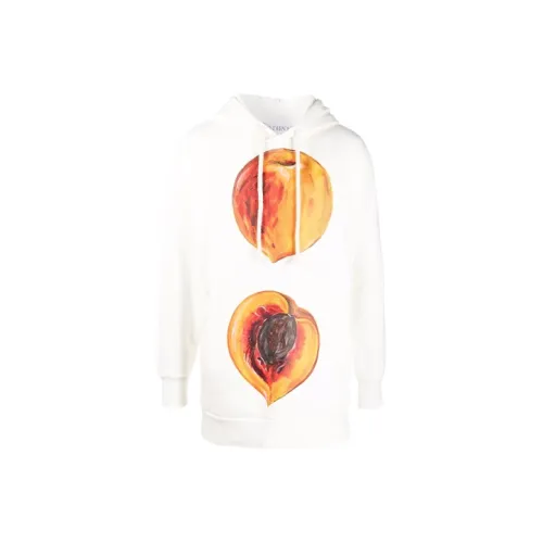 JW Anderson Белый Мужской Свитшот