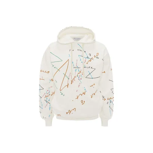 JW Anderson Белый Мужской Свитшот