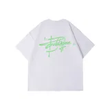 Белый, зеленый, с принтом