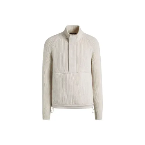 Ermenegildo Zegna Бежевые Мужские Толстовки