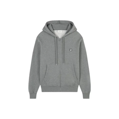 Maison Kitsune Мужские Свитшоты Среднего Серого Цвета