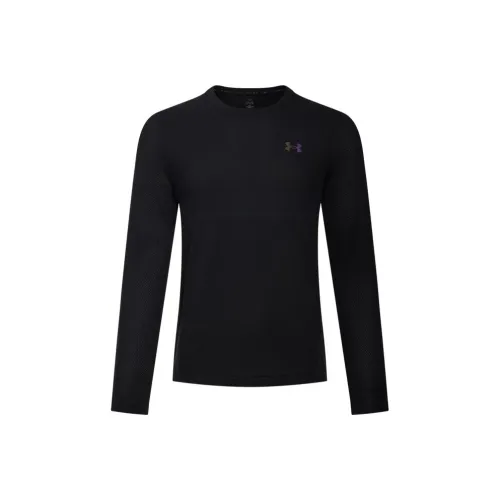 Under Armour RUSH Seamless T-Shirt Мужской Черный 001