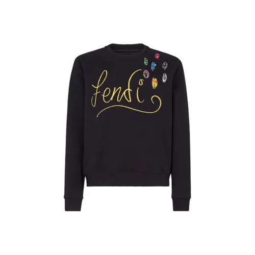 FENDI Черные Мужские Толстовки