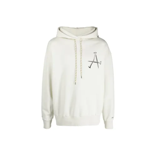 Aries White Men's Sweatshirts Ариес Белый Мужские Толстовки