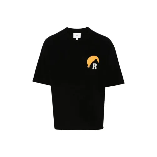 RHUDE Черные Мужские T-Рубашки