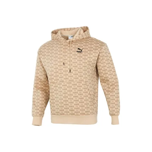 PUMA Luxe Aop Khaki Мужские Свитшоты