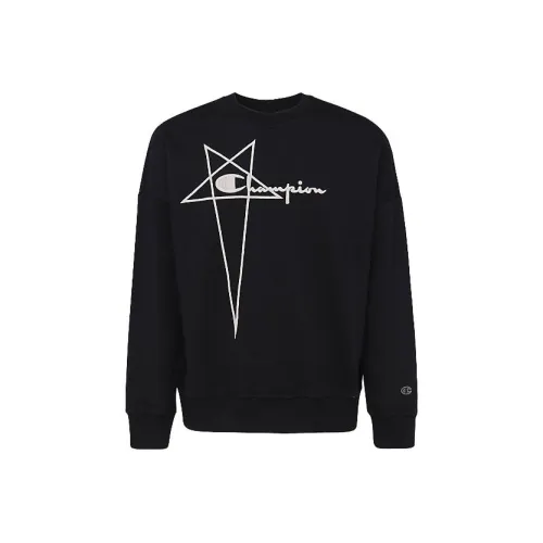 RICK OWENS совместный бренд RO Свитшот Мужской Черный