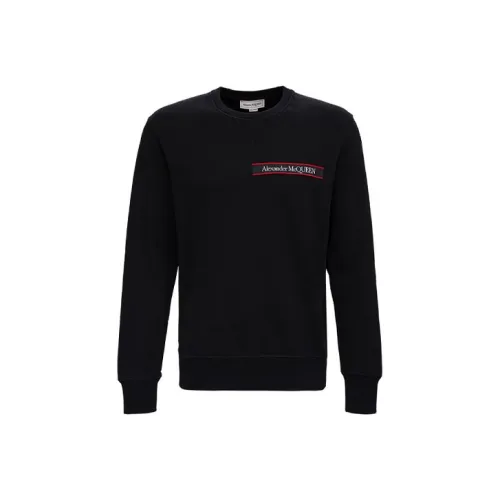 Alexander McQueen Черные Мужские Свитшоты