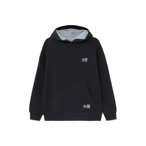 LINING Sports Trend Series Толстовка Унисекс Черный Серый