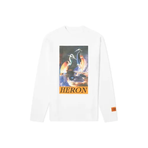 HERON PRESTON Белый Мужской Свитшот