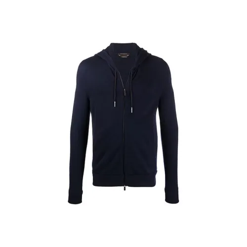 Zegna FW21 Толстовка Мужской Темно-синий
