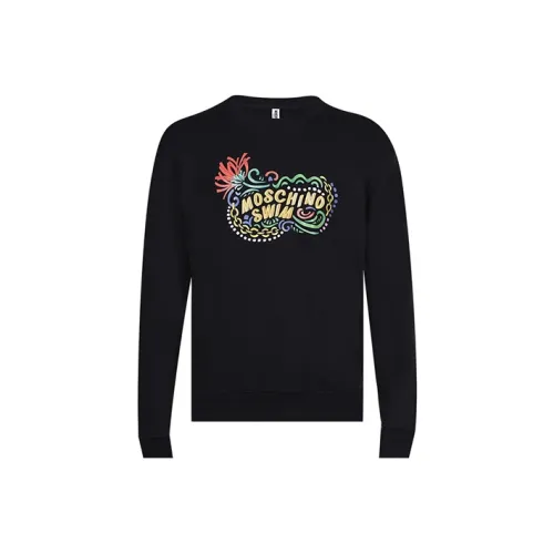 MOSCHINO Мужские черные свитшоты