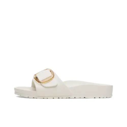 Биркенсток Madrid Big Buckle EVA Устойчивый к истиранию Слипоны Унисекс Цвет Яичная скорлупа Узкая версия