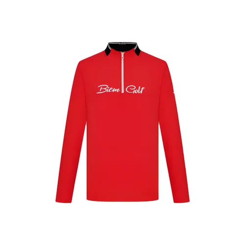 BIYINLEIFEN 01 Красный Мужская T-Рубашка