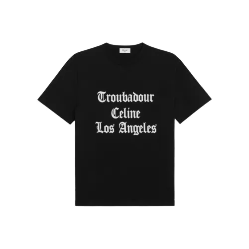 CELINE SS24 T Рубашка Мужская Черная