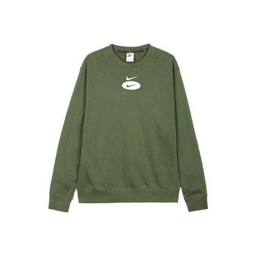 Nike Грубый Зеленый Мужской Свитшот