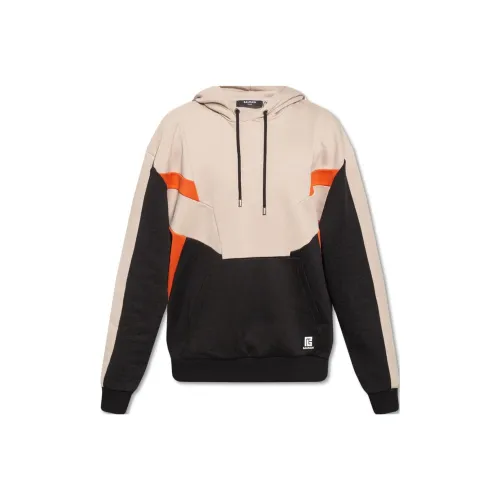 BALMAIN Серый Мужской Свитшот
