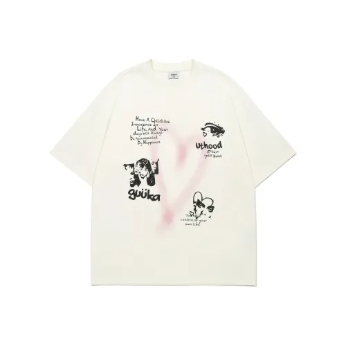 Guuka T-Shirt Унисекс Кремово-белый