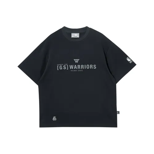 JACK JONES· X NBA Jack Jones X Warriors Nba T-рубашка Мужская E42 Призрачный Серый