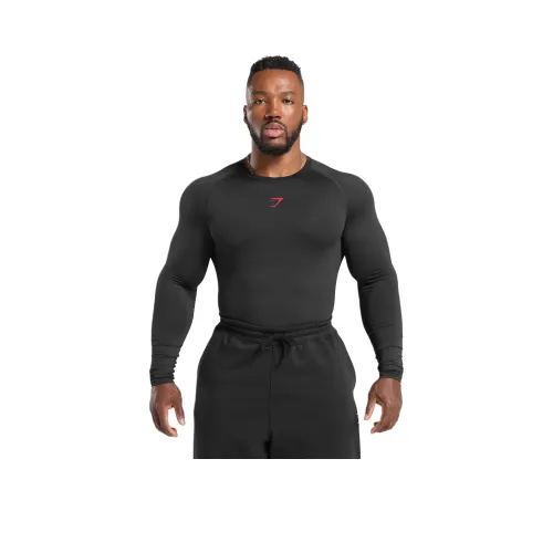 GYMSHARK Черные Мужские T-рубашки