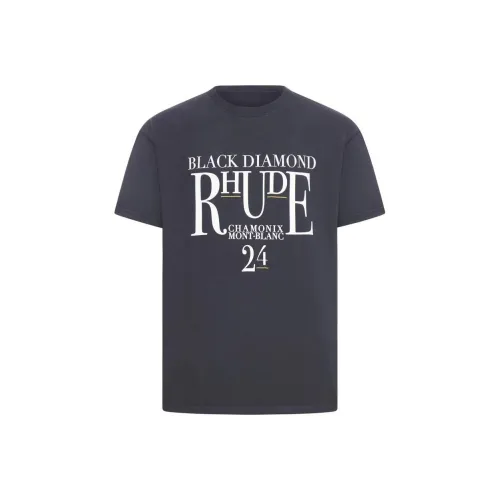 RHUDE Черные Мужские T-Рубашки