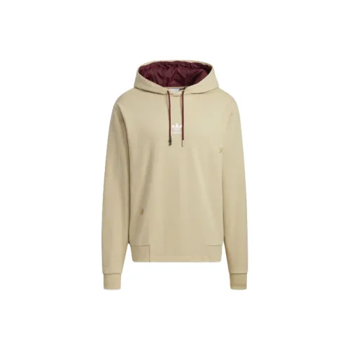 adidas originals CNY HOODY Газон Коричневый Унисекс Свитшоты