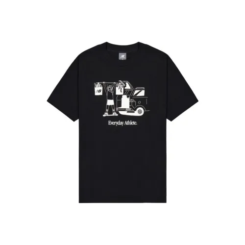 New Balance совместная футболка T Мужская Черная