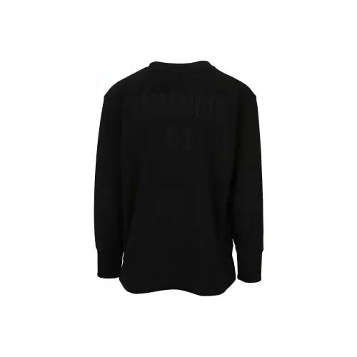 Y 3 Черный Унисекс Свитшоты