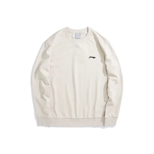 LINING Badminton Series Толстовка Унисекс Цветочная Почка Желто-Серый