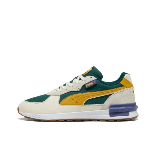 PUMA Graviton Low Топ Повседневная обувь Мужская Бежево-зеленая