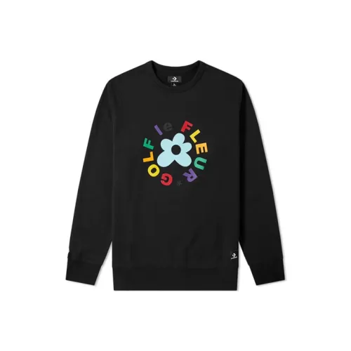 Конверс Черные Мужские Свитшоты