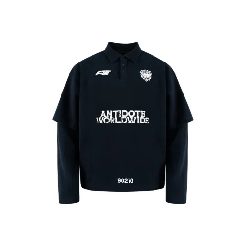 ANTIDOTE WORLDWIDE T-Shirt Унисекс Темно-синий