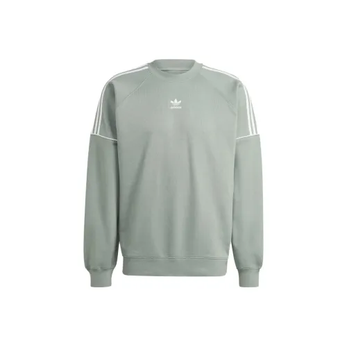 Adidas Originals Толстовка Мужская Серебристо-Зеленая