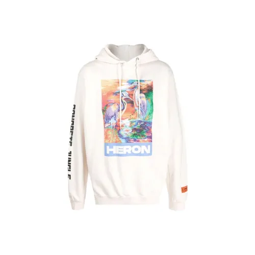 HERON PRESTON Белый Мужской Свитшот