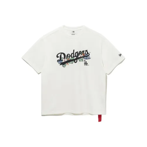 New Era T-Shirt Унисекс Серый Белый