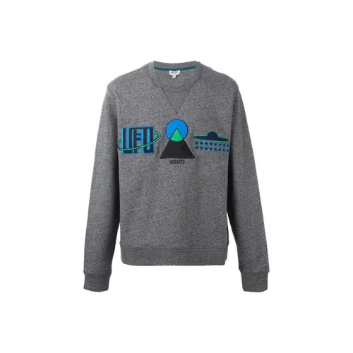 KENZO Серый Мужской Свитшот