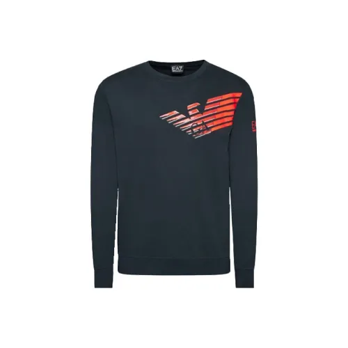 EMPORIO ARMANI EA7 Толстовка Мужская Темно-синяя